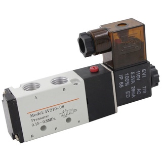 Van điện từ airtac , van khí nén van điện từ khí nén airtac 4v210-08 24v,110v,220v
