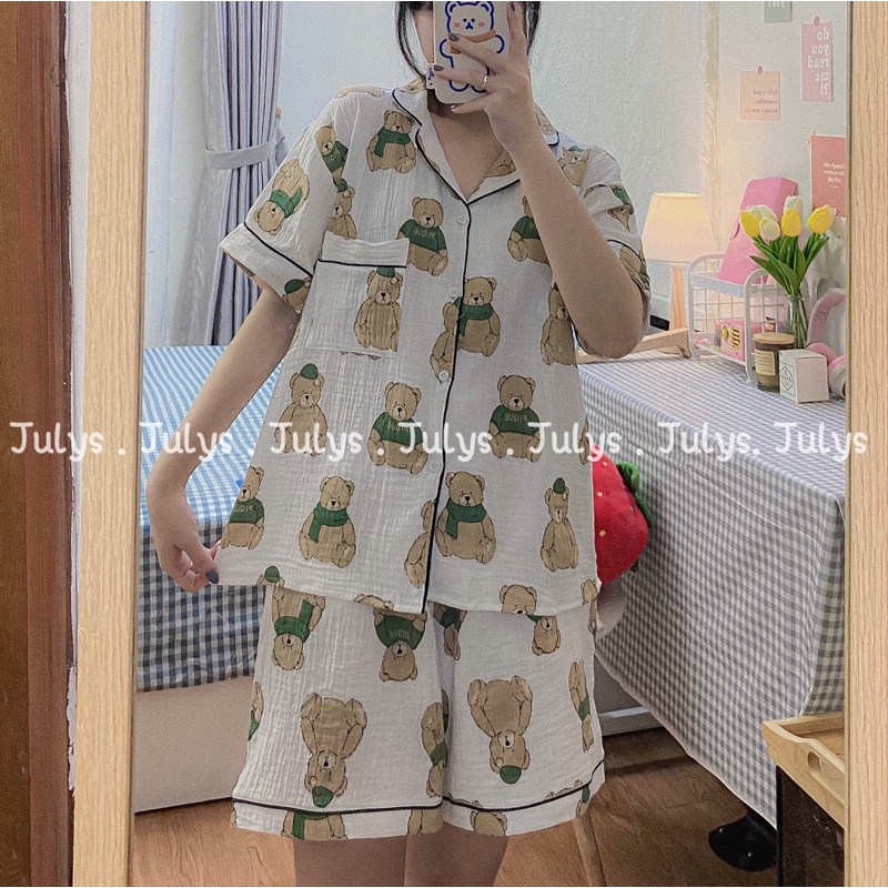 SET NGỦ pyjama viền 6 màu (ảnh thật shop chụp kèm video) | BigBuy360 - bigbuy360.vn