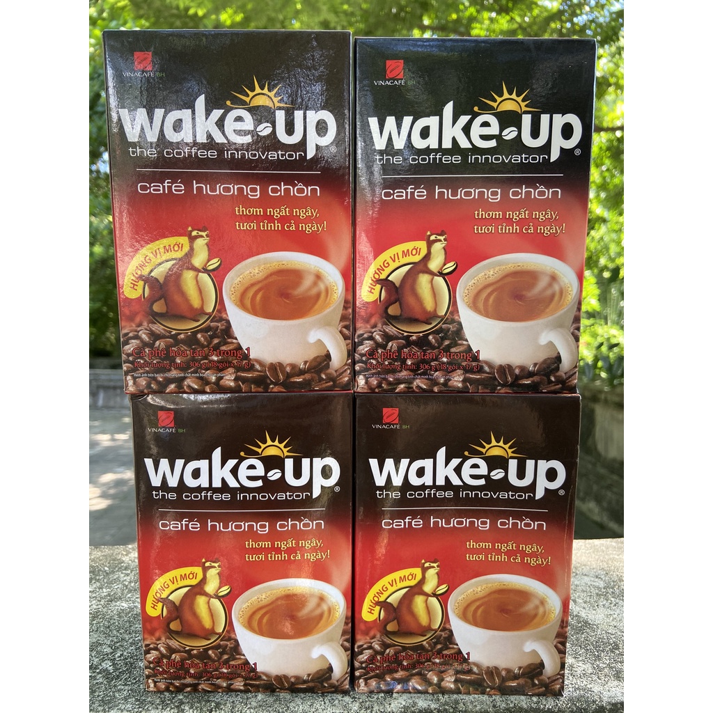 CAFE WAKE UP CAO CẤP 340G 20 GÓI