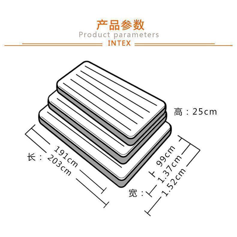 Giường Bơm Hơi Lixians Arbintex 64732 Màu Xanh Lá