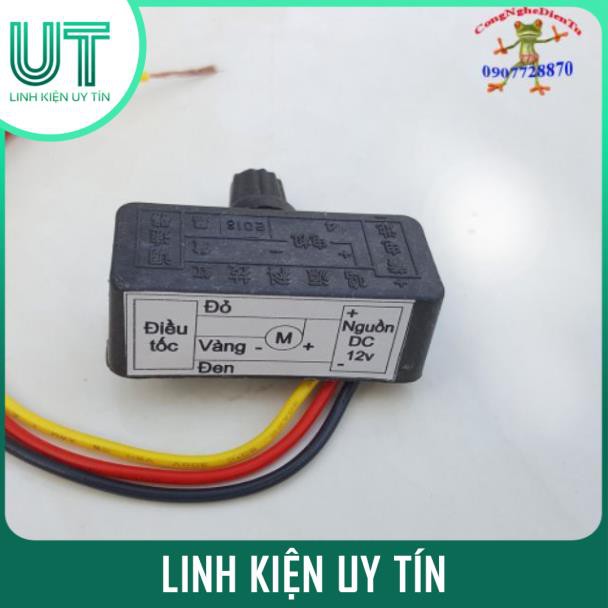 Bộ Điều Tốc 12V PWM 3 Dây Cho Động Cơ Quạt , Phun Sương