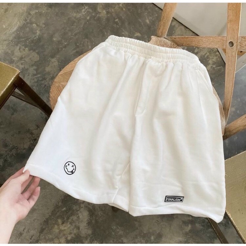 [siêu hot]quần đùi in mặc cười in chất thun da cá co dạng chất vãi mềm mịn