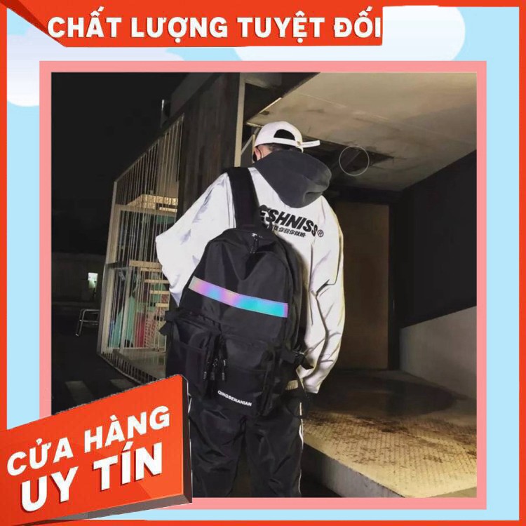 HÀNG NHẬP KHẨU -  [Rẻ nhất Shopee] Balo phản quang Chất dù Hàn Quốc siêu cá tính  free ship - Hàng Nhập Khẩu