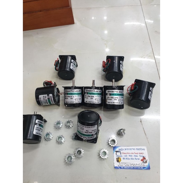 COMBO BỘ MÔ TƠ MÁY NƯỚNG 28W KÈM 3 BÁNH RĂNG NHÔNG 1 XÍCH CHO MÁY 10 XIÊN