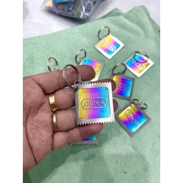 Tem titan móc khoá đurex