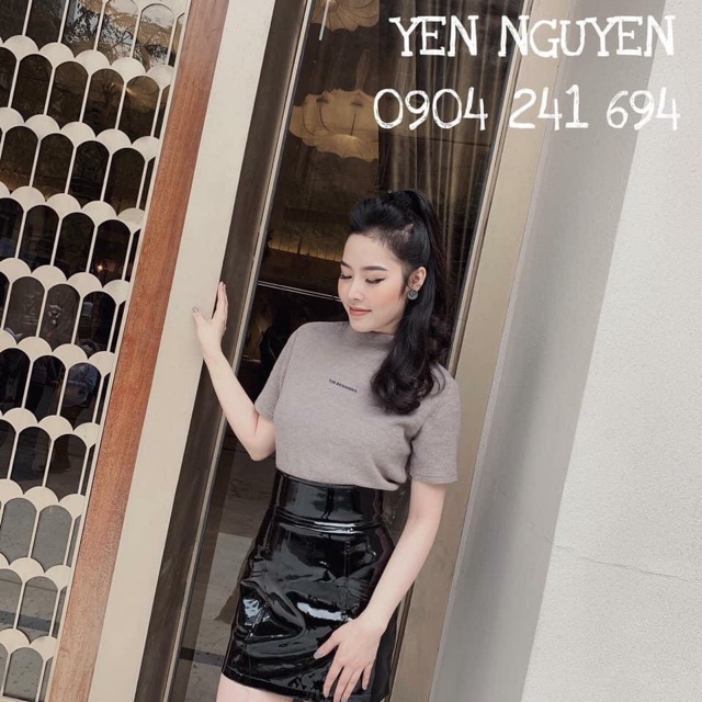 CHÂN VÁY DA BÓNG CẠP SIÊU CAO SANG CHẢNH LOẠI 1 MS21032