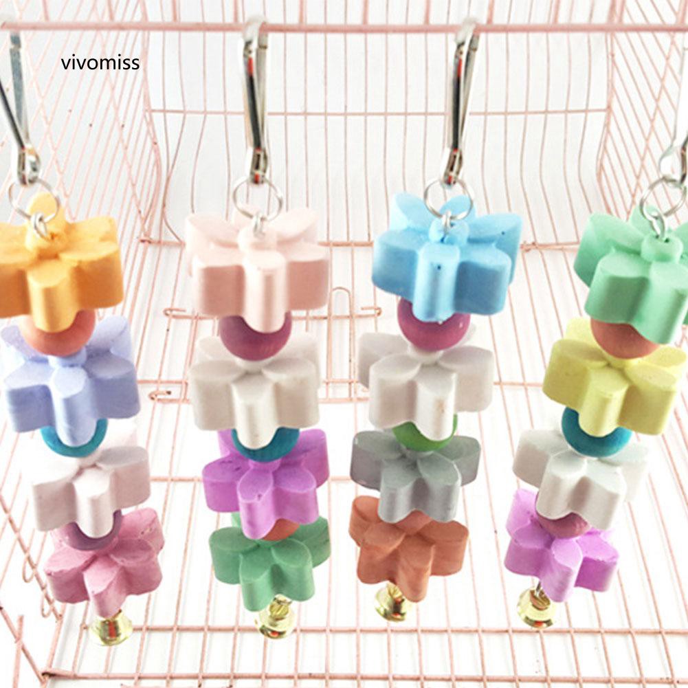 Dây leo trèo mài mỏ hình bông hoa cho chim nuôi