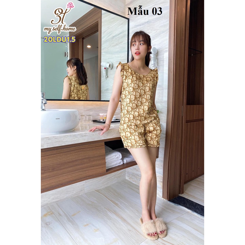 Rập GIẤY lắp ghép 10 mẫu đồ bộ mặc nhà biến kiểu