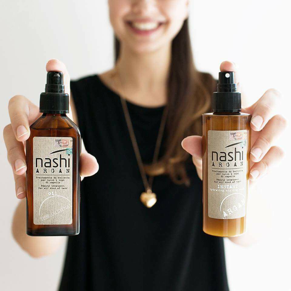 Combo Tinh dầu và Xịt dưỡng phục bồi Nashi Argan