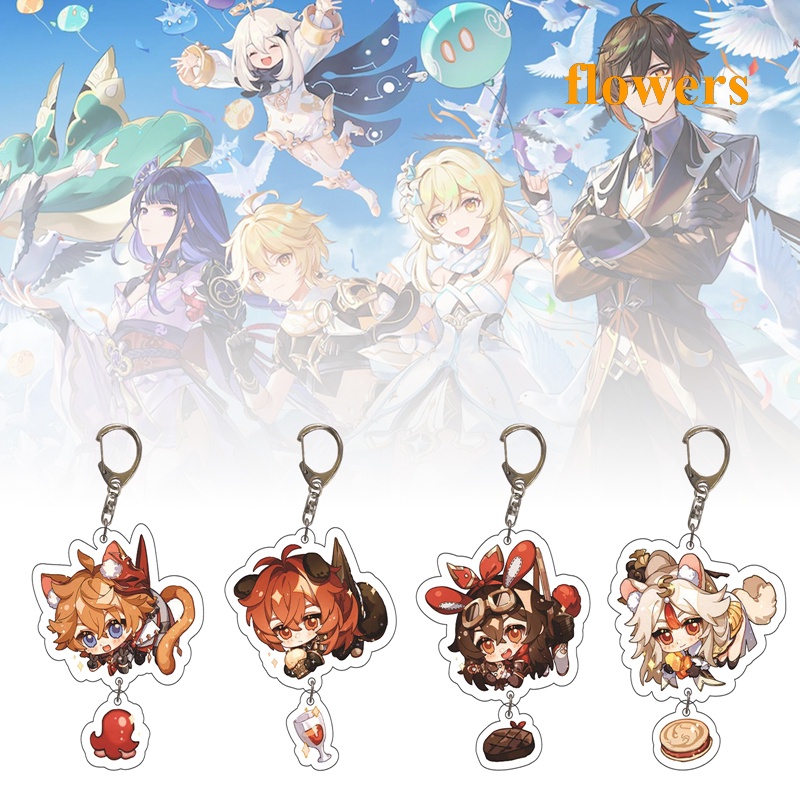 Móc Khóa Hình Game Genshin Impact Dễ Thương