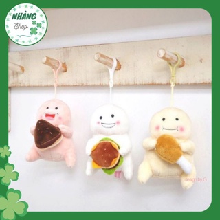 Móc khoá nhựa mỡ jibang hàn quốc cute