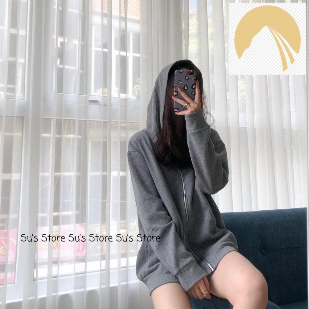 👚👗 Áo nỉ trơn khóa nhôm A581 SUSTORE 👚👗