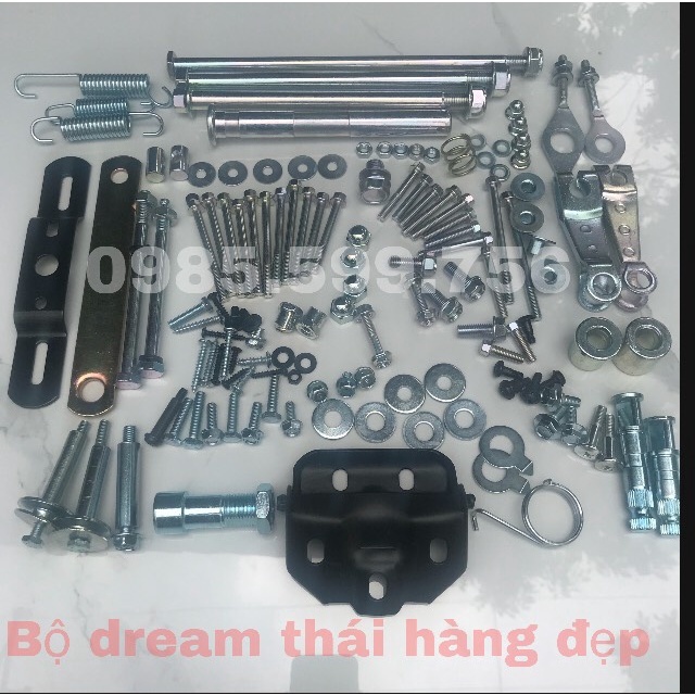 Bộ ốc dàn xe Dream thái hàng đẹp