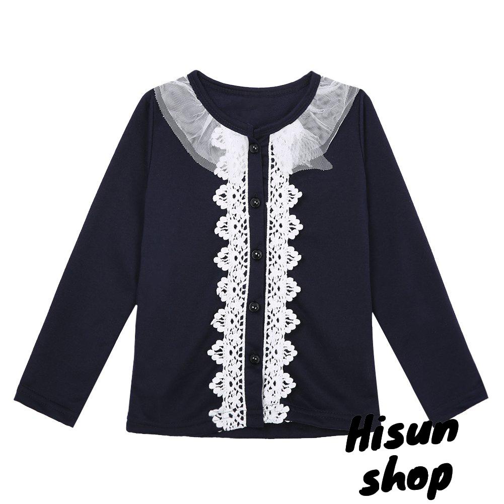 Áo Khoác Cardigan Tay Dài Cho Bé Gái 2-7 Tuổi