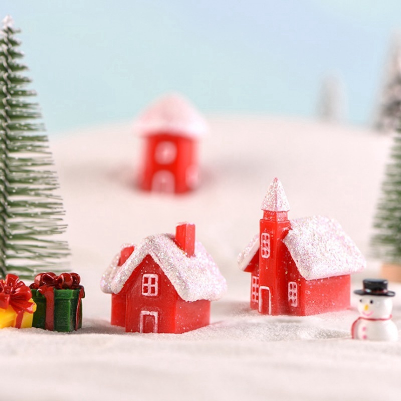1 Đồ trang trí Ngôi Nhà Tuyết Trang Trí Giáng Sinh