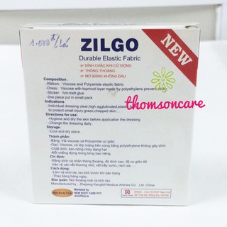 Băng cá nhân Zilgo 102 miếng