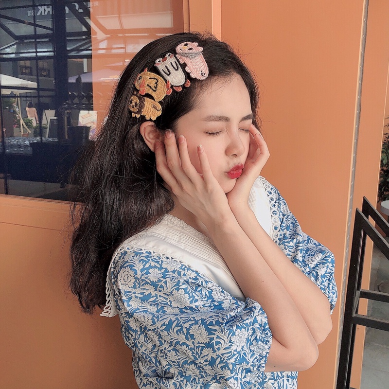 Kẹp Tóc Hình Động Vật Dễ Thương Cho Nữ