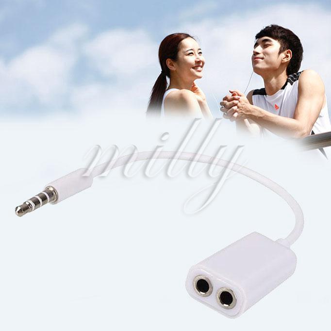 Đầu chia 2 cổng âm thanh 3.5mm