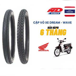 Cặp vỏ xe Dream gai theo xe sản xuất tại Thái Lan