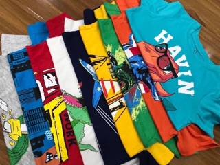 Áo cộc tay cho bé trai