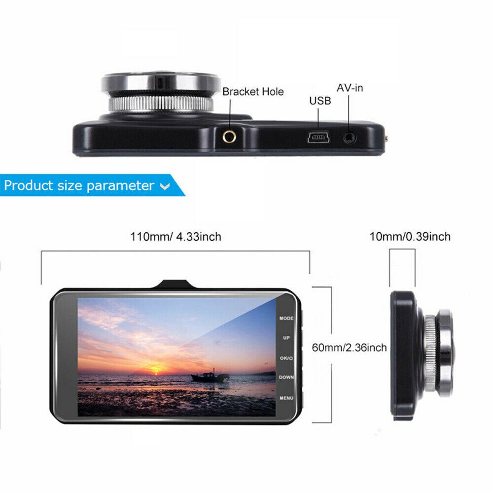 Camera Hành Trình Trước Và Sau HD 1080P 4" Hỗ Trợ Quay Đêm												Nhà Định Cựu Dawns | BigBuy360 - bigbuy360.vn