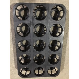 15 Khay nhựa đựng chậu 2.5 inch 15 lỗ hồ điệp, denre và cattleya công nghiệp