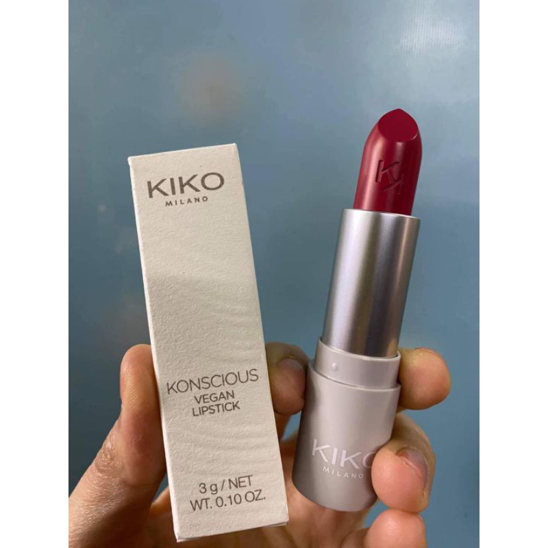 Hàng Đức Son hữu cơ Kiko Konscious Vegan Lipstick.