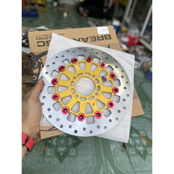 Đĩa thắng trước King Drag V2 267 lồng nhôm CNC gắn mọi loại xe