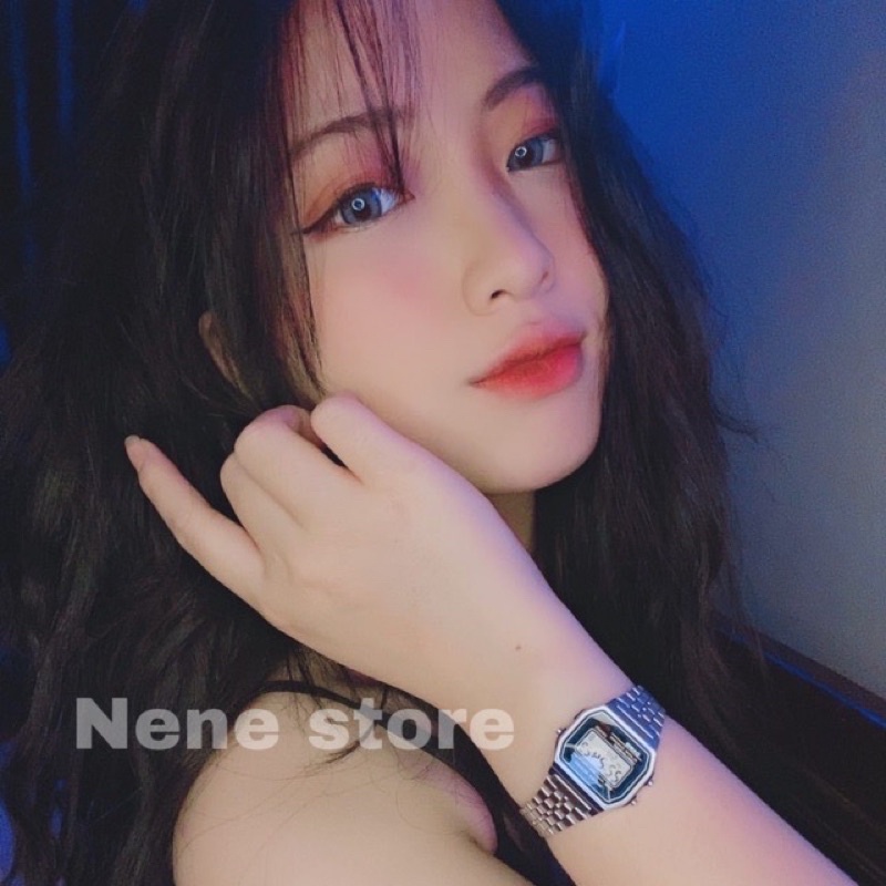 Đồng hồ nam, nữ FE dây kim lọai kiểu dáng thể thao cho tuổi teen
