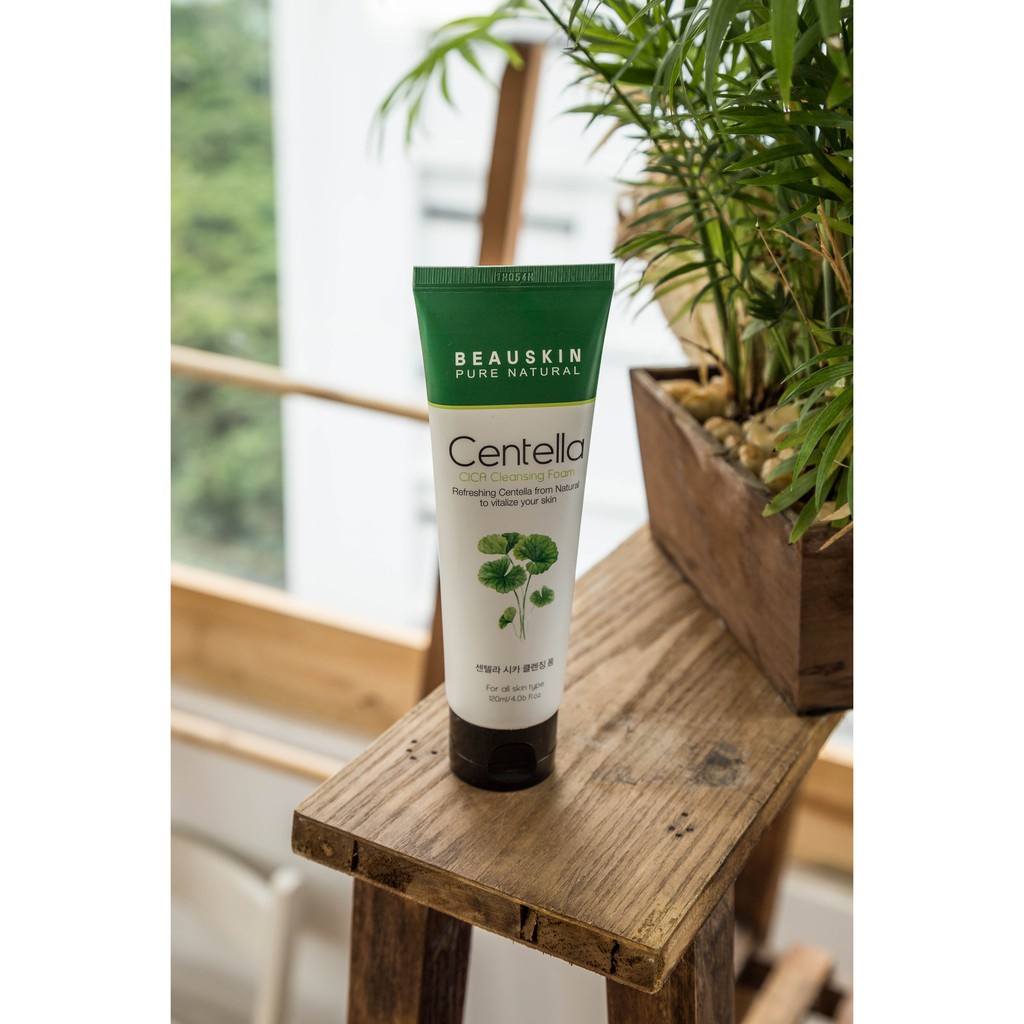 Combo Sữa Rửa Mặt Và Tẩy Da Chết Cica Beauskin Trắng Da, Xóa Mụn Hàn quốc 120ml/Hộp- HÀNG CHÍNH HÃNG