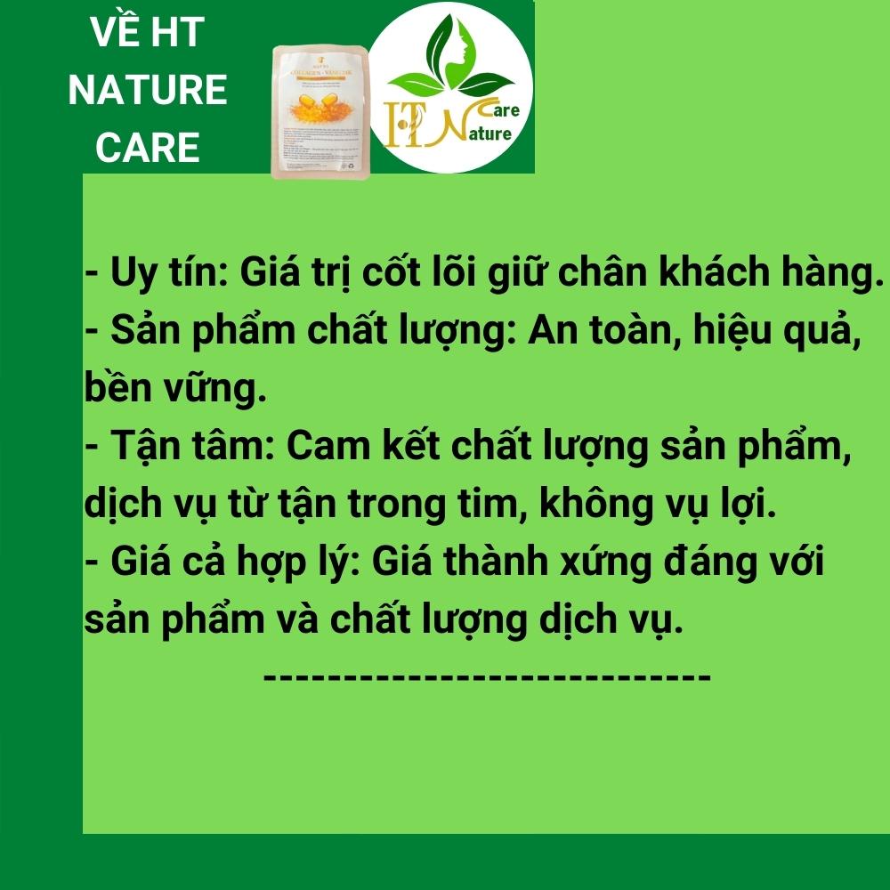 Mặt nạ collagen và.ng 24K căng bóng da HT Nature Care