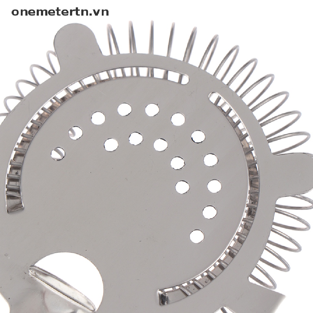 【onemetertn】 Cocktail Shaker Ice Strainer Bar Stainless Steel Filter Barware Bar Tools 【VN】