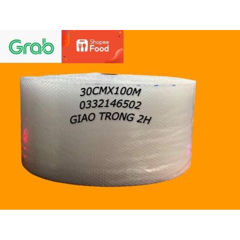 [Xả kho][30cmx100.35cmx100m]Cuộn xốp hơi chống sốc.Bóng khí gói hàng