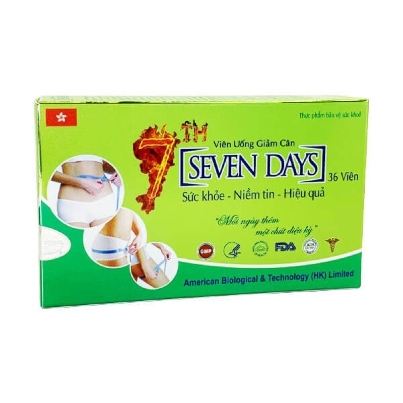 Viên uống giảm cân hiệu quả Seven days
