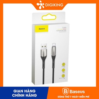 Cáp iPhone BASEUS Horizontal Data Cable (With An Indicator Lamp) 1,5A2.4A 1m/2m