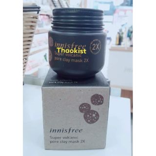Mặt nạ siêu núi lửa Innisfree Super Volcanic Pore Clay Mask 2X