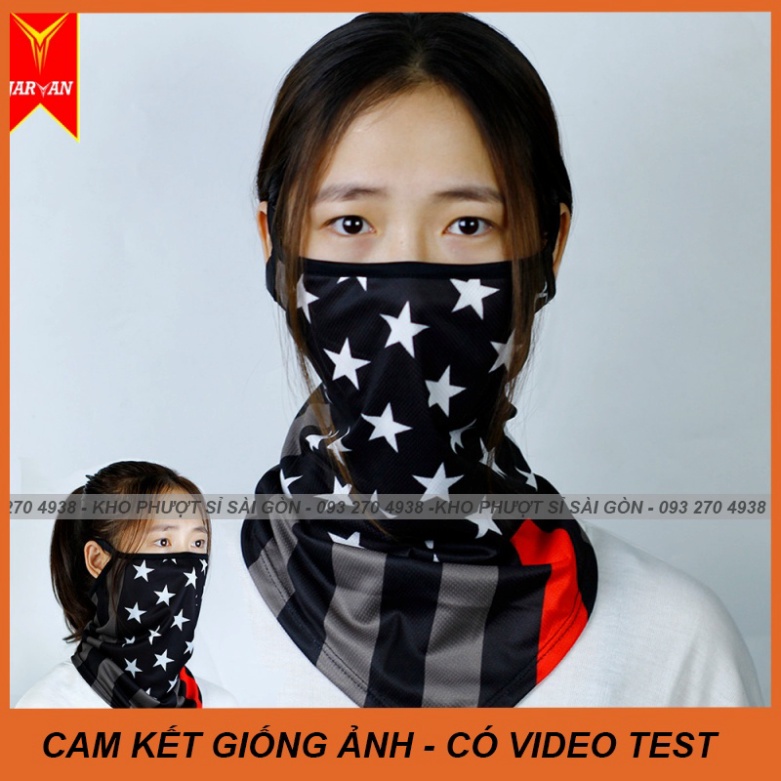 CHỌN MÀU - Khăn trùm đầu đa năng tam giác Camo rằn rì cực đẹp - Khăn tam giác che mặt chống uv thay thế khẩu trang