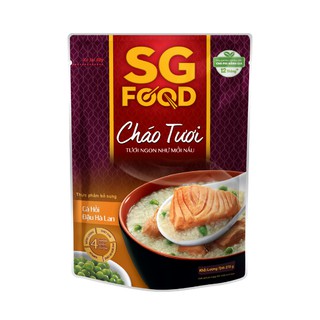 Cháo Tươi Sài Gòn Food Cá Hồi & Đậu Hà Lan 270g