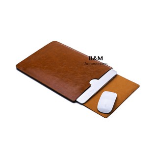 Bao da cao cấp có nấp chống sốc cho Macbook 12inch/13inch Air/13inch Pro/15inch Pro