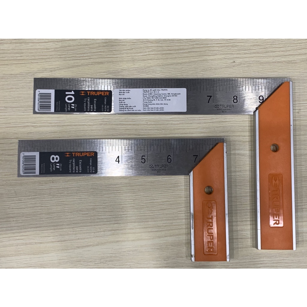 THƯỚC Ê KE ĐO GÓC VUÔNG  TRUPER