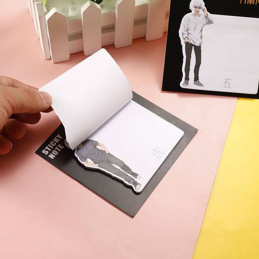 Set 30 Giấy Ghi Chú Dạng Giấy Ghi Chú Tiện Lợi Anime Jujutsu Kaisen Sticky Notes Index Memo Pad Bookmarks Cute Scheduler Paper Stickers Kids Stationery gift Itadori Yuuji Gojou Satoru Fushiguro Megumi Kugisaki Nobara