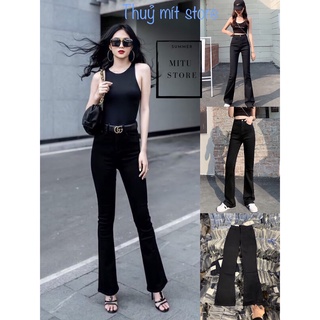Quần Jean Ống Loe Mitu Store - Hot Trend hack dáng khoe đôi chân siêu dài