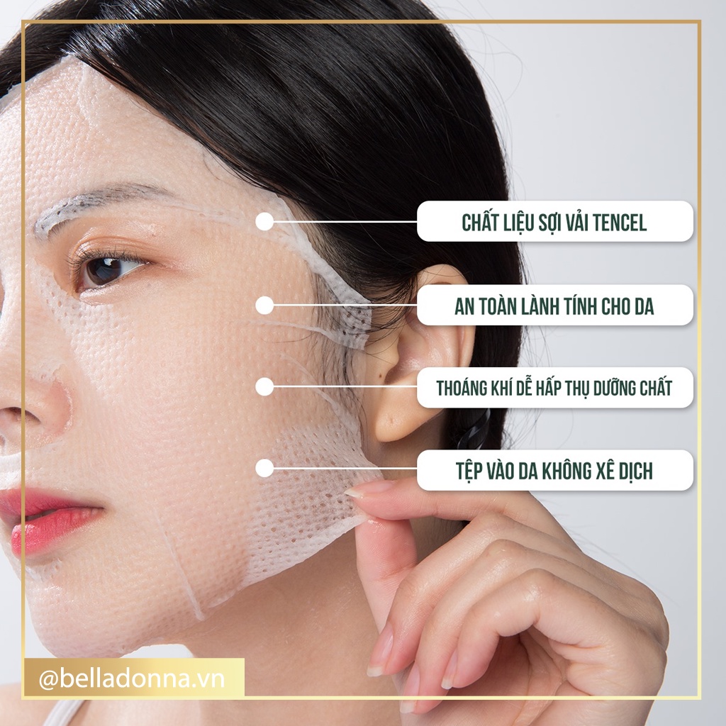 [CHÍNH HÃNG] Mặt Nạ Dưỡng Ẩm, Ngừa Mụn, Sáng Da, Mờ Thâm Caryophy Portulaca Mask Sheet 22g
