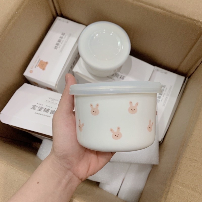 Bát ăn dặm, hũ sứ ăn dặm Hàn Quốc cho bé