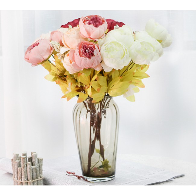 1 chùm hoa mẫu đơn bông lớn