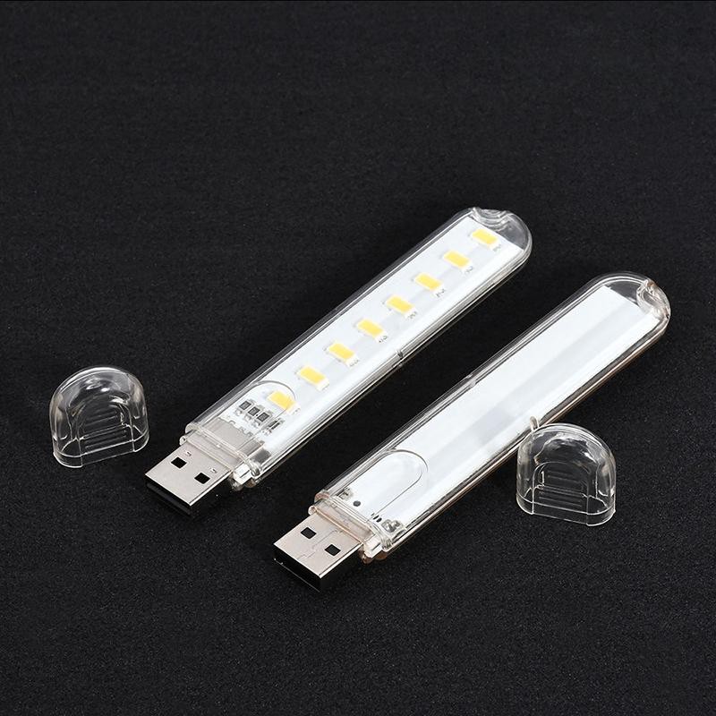 Bộ 5 đèn LED 8 bóng siêu sáng cắm cổng USB