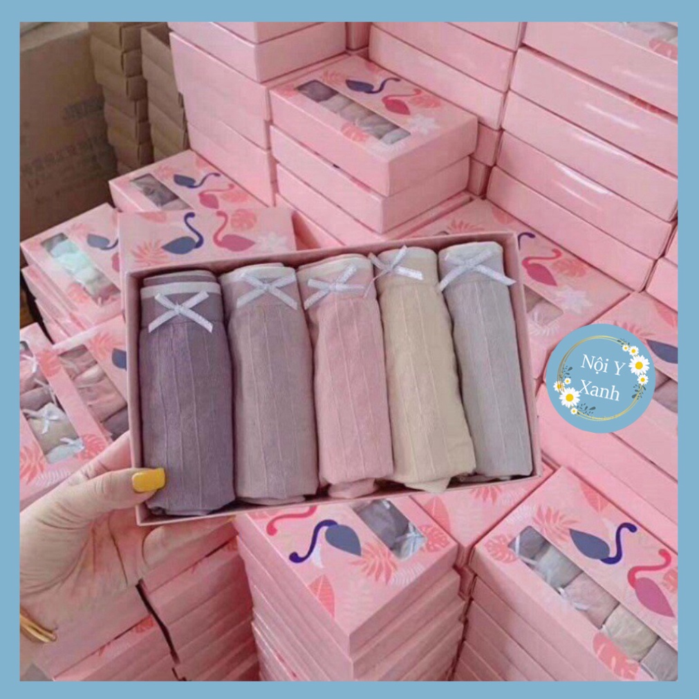 Hộp 5 Quần Lót Thiên Nga Kháng Khuẩn Xuất Nhật, Hàng Cao Cấp Free Size chất đẹp, thoáng hút mồ hôi
