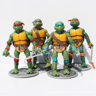 Set 4 Mô Hình Nhân Vật Ninja Rùa Tmnt2012