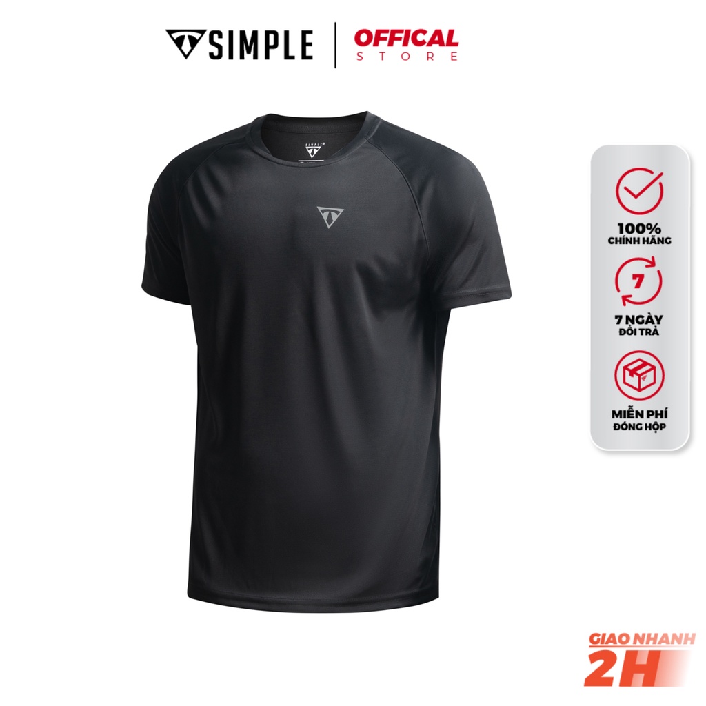 Áo Thể Thao Nam TSIMPLE cổ tròn tay ngắn tập gym vải thun lạnh thoáng mát co giãn chuẩn form AHRBC | BigBuy360 - bigbuy360.vn
