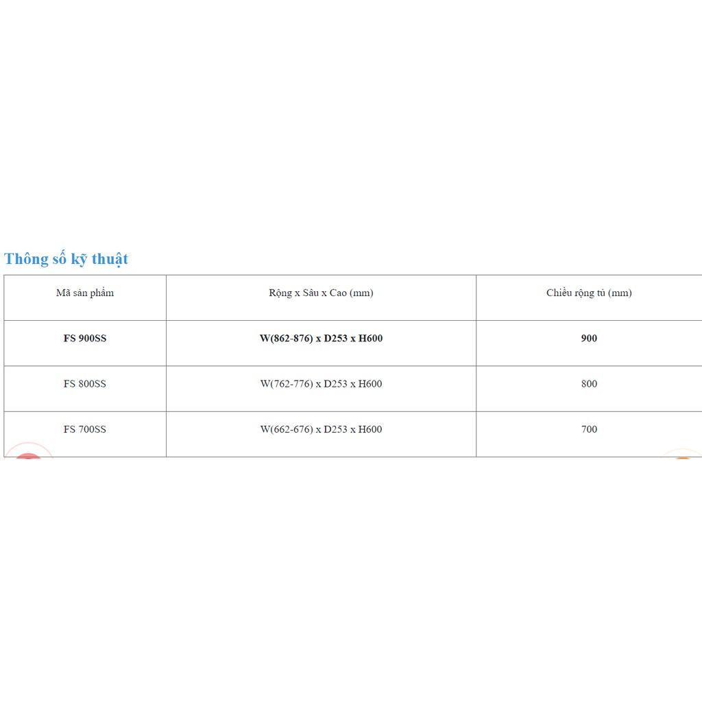 Giá bát đĩa 2 tầng inox 304 Faster FS 700/800/900SS